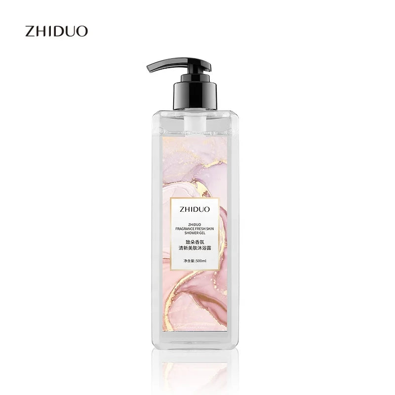 OEM ODM Zhiduo Fragrance Fresh Skin Body Wash Whitening Moisturizing Shower Gel