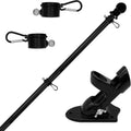 Fast Delivery of 5FT Flagpole with Collar on the Wall Flagpole