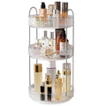 Bathroom Storage Holders Racks 360 Rotating Makeup Organizer for Vanity Plastic Storage Organizer