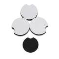 RTS Sublimation Blanks Neoprene Car Coaster Car Cup Coasters