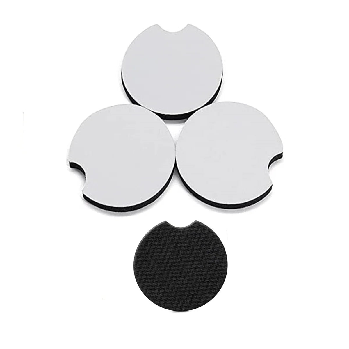 RTS Sublimation Blanks Neoprene Car Coaster Car Cup Coasters