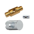 Customized Oem Cylinder Barrel Nut Part Stainless Steel Brass Cross Dowel Nut