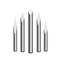 3.175mm Triangular Sharp Cutter Engraving Tool CNC Engraving Machine Jade Woodworking Engraving Tool