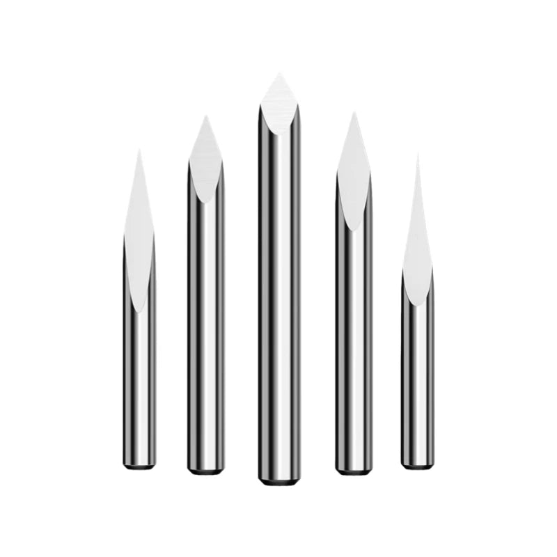 3.175mm Triangular Sharp Cutter Engraving Tool CNC Engraving Machine Jade Woodworking Engraving Tool