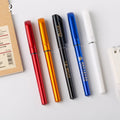 Customized logo Promotion Gift Advertising Signature Pen Black 0.5mm High-end Business Carbon Gel Pen