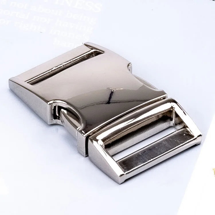 Wholesale Factory Price Side Release Silver Metal Buckle for Dog Collar