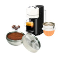 1 Pod Wareset AM Store Top Seller Coffee Machine 304 Stainless Steel Reusable Refillable for NESPRESSO Vertuoline Coffee Capsule