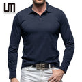 Custom Logo Hot Selling Products Autumn Winter Men Casual Cotton Outdoor Solid Color Simple Basic Long Sleeve T Shirts