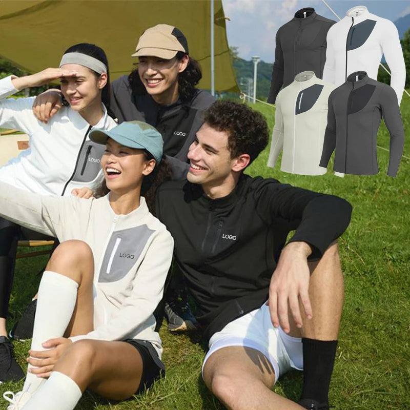 Men's New Sports Cardigan Jacket Stand Collar Finished Racing Style for Work Casual Training Outdoor Running Fitness in Winter