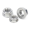 China M3 M4 M6 Carbon Steel Hex Flange Nut Fasteners Manufacturers DIN6923 Flange Nuts Plated Stainless Steel Zinc Metric