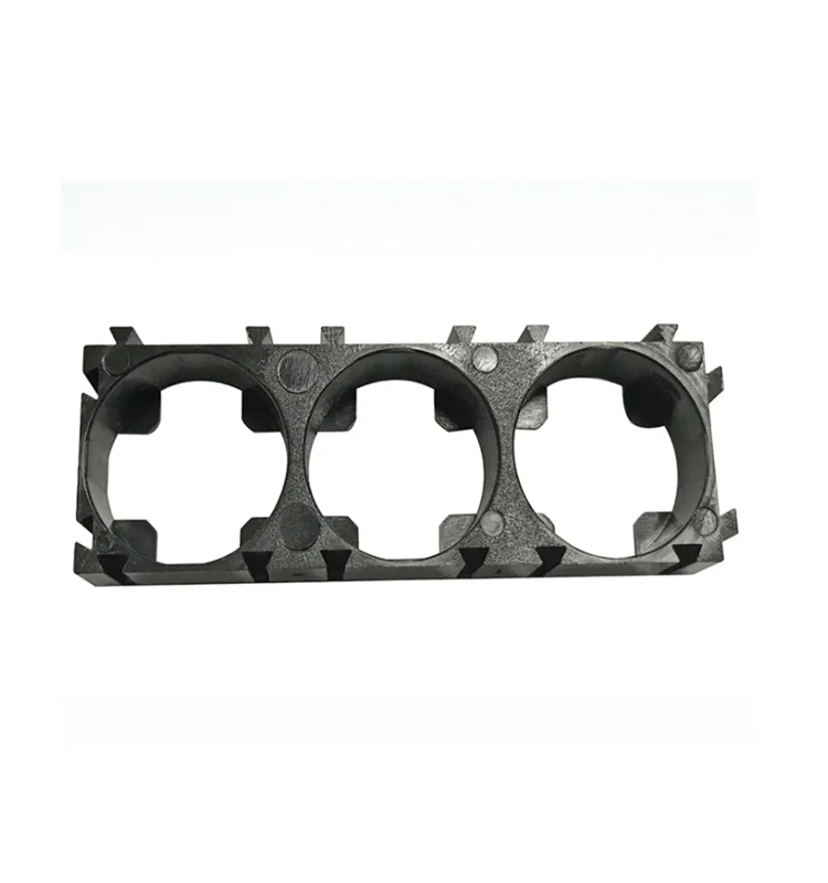 Factory Direct Sales ABS Plastic Lithium 3P Black Bracket Battery Holder for 32650 Battery Cell