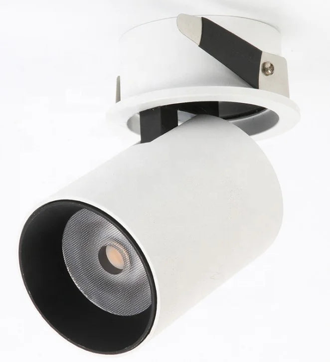 Adjustable 355 Degree Angle Modern COB Aluminum Spot LED Light High Efficiency 12W Living Room Spotlight Competitive Price