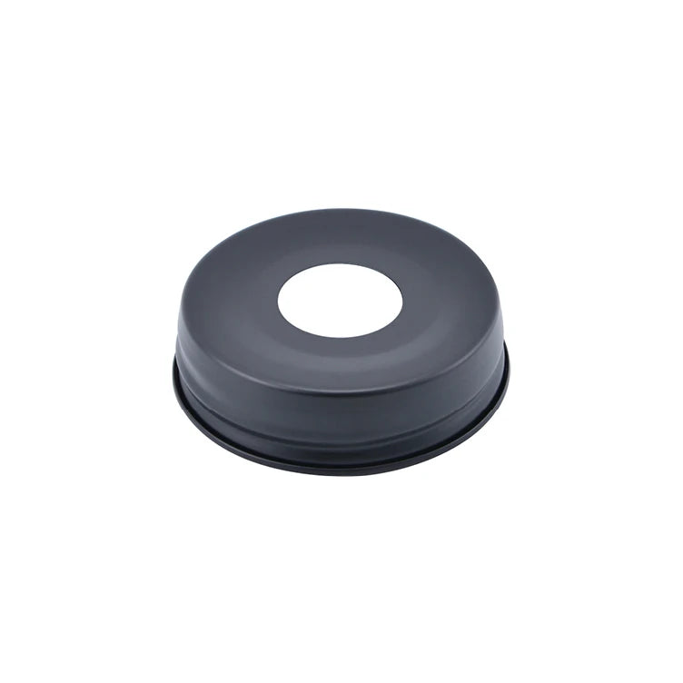 Factory Custom Metal Lid Bottle Caps Glass Soap Bottle Steel Lid Clear Glass Bottle Black Mason Jar Metal Lid for Mason Jar