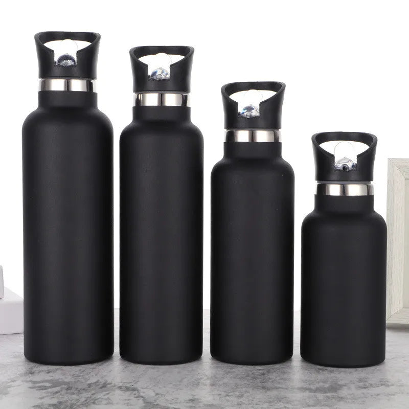 Personalized Custom Logo Double Wall Water Bottle Standard Mouth Vacuum Insulated Drink Sport Stainless Steel Water Bottle