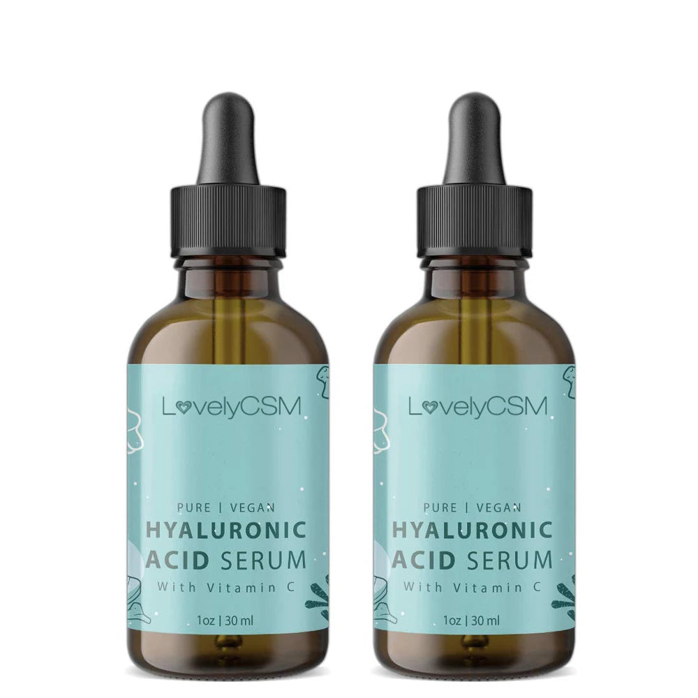 Hot Sale 20% Vitamin C Serum OEM Organic Face Serum Liquid Hyaluronic Acid Moisturizer with Anti-Aging & Anti-Wrinkle Effects