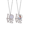 2024 Valentine's Day New Arrivals Sublimation LOVE Necklace for Lover