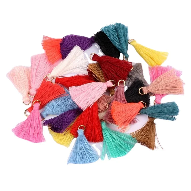 Wholesale New 3cm Tassels Decorative Mini Tassel 3cm Cotton Tassel Fringe for Clothing Crafts