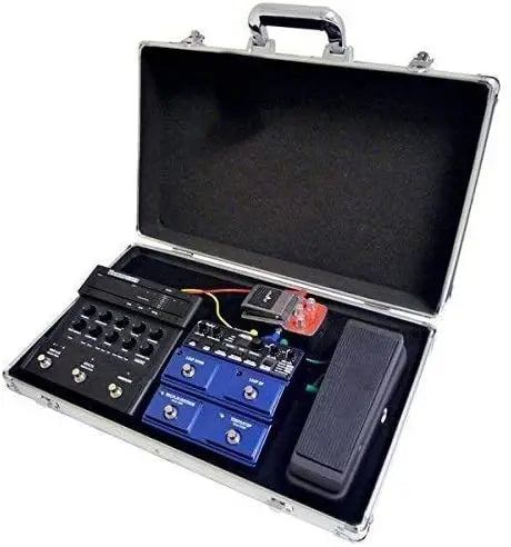 Luxury Portable Effects FX Pedal Board Flight Carry Case Aluminum