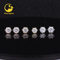 Starsgem14K Gold Diamond  Moissanite Stud Yellow White Rose Gold Moissanite Earrings