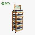 Hot Selling Wood Rack Store Product Display Stands Wooden Essential Oils Display Rack