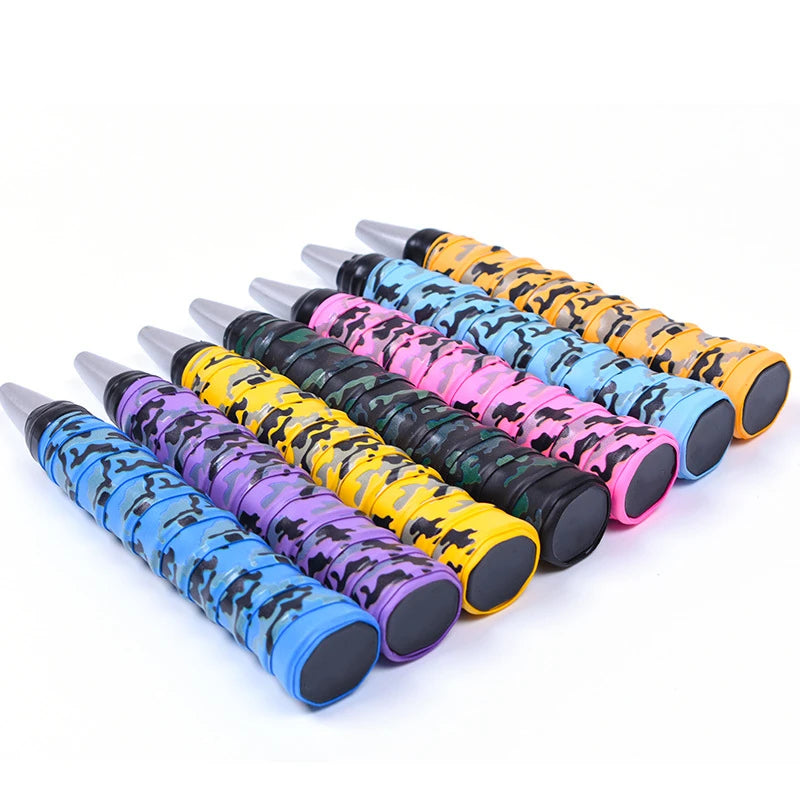OEM Strong Feel PU Anti-slip Customized Color Badminton Tennis Padel OverGrip Tape