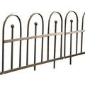 Garden Landscape Edging Steel Garden Ornament Retro Modern Outdoor Metal Lawn Edging
