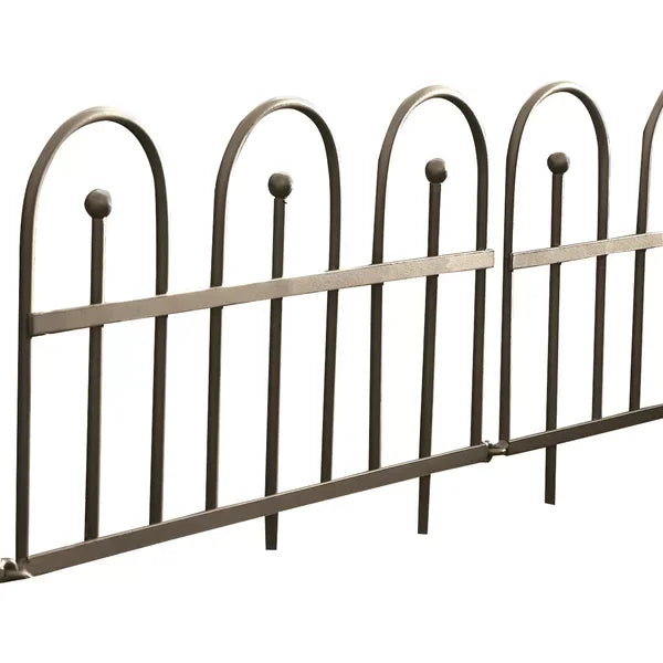 Garden Landscape Edging Steel Garden Ornament Retro Modern Outdoor Metal Lawn Edging