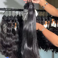Fast Shipping Unprocessed Raw Virgin Remy Human Hair Bundle Cambodian Cuticle Aligned Double Weft 100g Tape-In Natural High