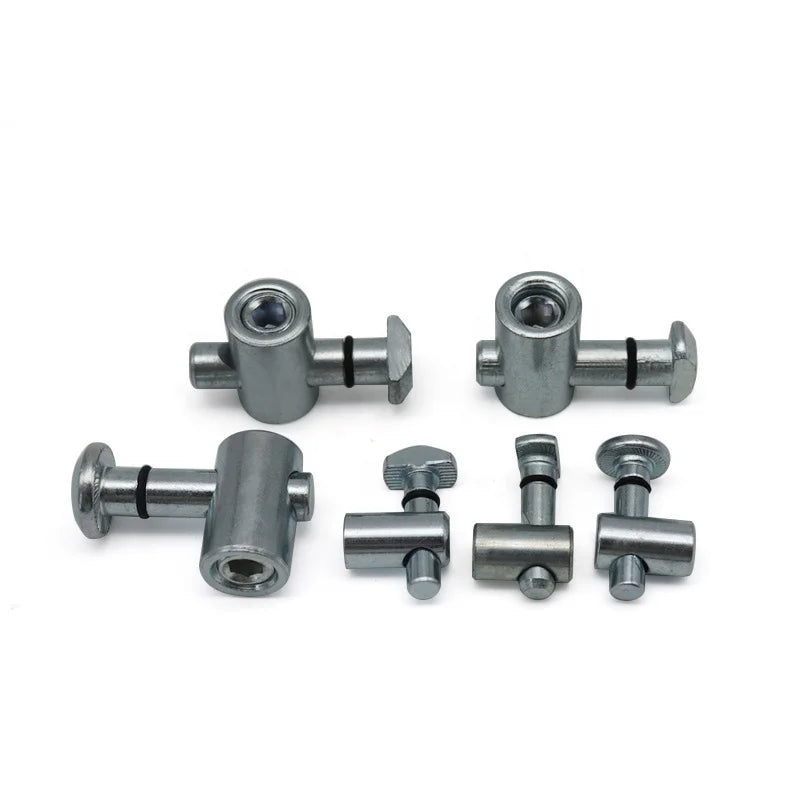 Aluminum Profile Steel Connecting Rod Alignment Fixture 90 Degree Angle Metal M8 Anchor Corner Connector