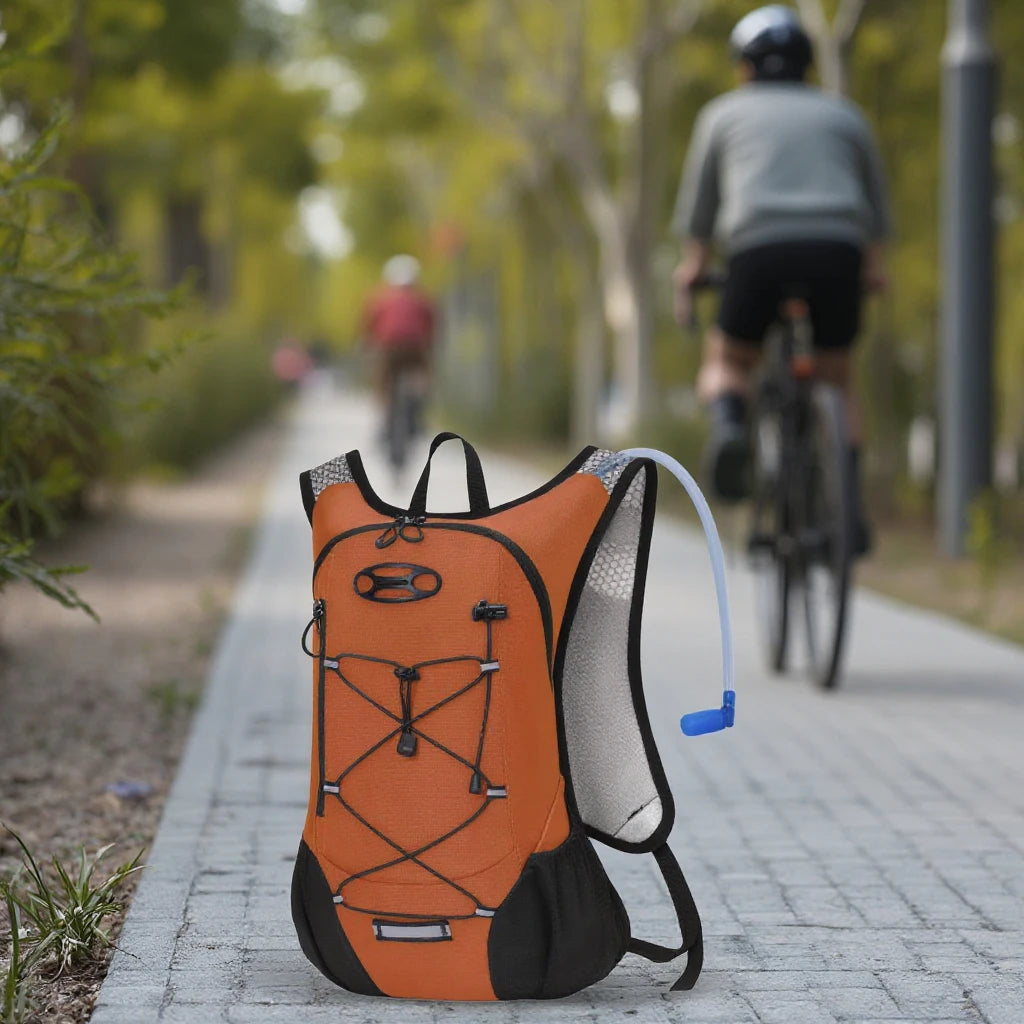 Wholesale Ultra-Light Waterproof Cycling Backpack Stock Bicycle Off-Road Sports Hiking Bag Unisex Nylon Hydration Backpack