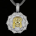 Men's Luxury Religious Jewelry Bling Hip Hop Iced Out Jesus Piece Pendant for Rapper