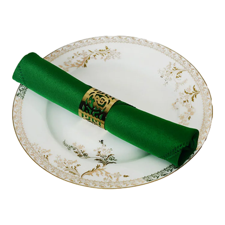 Factory Hot Sale 48*48 Polyester Napkins Classic Dinner Solid Color Napkin for Events