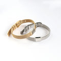Stylish Stainless Steel Mesh Bracelet Adjustable Bangle Jewelry for Women