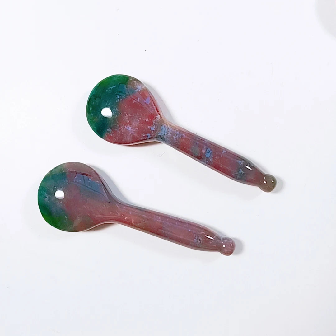 Huiying Supplier Eco Friendly Spoon Beauty Indian Agate Gem Gua Sha