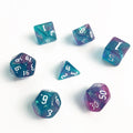 Colorful Pearl Double Colors New Font DND PRTG Dungeons and Dragons  PMMA Custom Polyhedral Multi Colors Plastic Dice