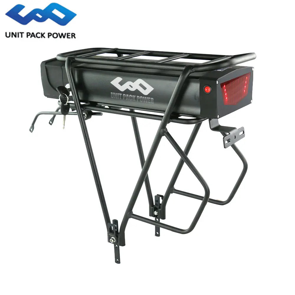 UK Stock 48v 20ah E-bike Rack Battery Pack With Carrier for Food Delivery 750W 1000w 1500w Motor