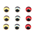 Unpainted Lure Eyes DIY 3mm-6mm 3D Fishing Eyes Sticker Assortment Lure Eyes for Fishing Baits DIY