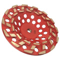 7-Inch Aggressive Diamond Abrasive Block Concrete Stone Floor Grinding Grit 16#-120# 3-Year Warranty OEM/ OBM TRUE SHINE MJX7002