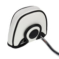 Custom OEM Waterproof White PU Leather Golf Mallet Putter Head Covers
