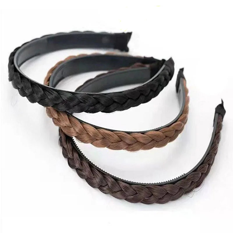 HZO-23042 Wig Braid Headband Korean Style Wig Hair Bands for Women's Hair