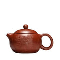 Chinese Traditional Good Meaning  Yixing Classic Xishi Handmade Purple Clay Teapot With Peony Flower