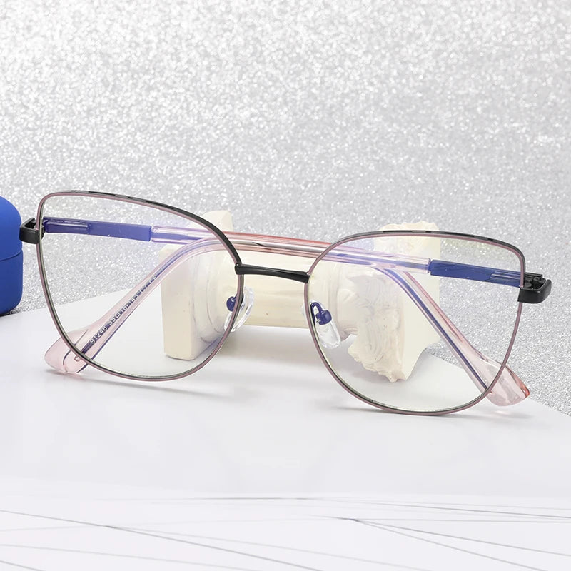 MS 91248 Eyeglasses Fashion Hot Sale 2023 Glasses Frame New Design Metal Optical Frame Monturas Vintage Mujer MegaBDM