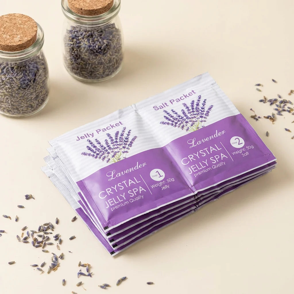 Private Label Dead Sea Salt Crystal Herbal Foot Scrub & Mask Soak Exfoliating Mineral Pedicure Spa for Dry Cracked Heels OEM
