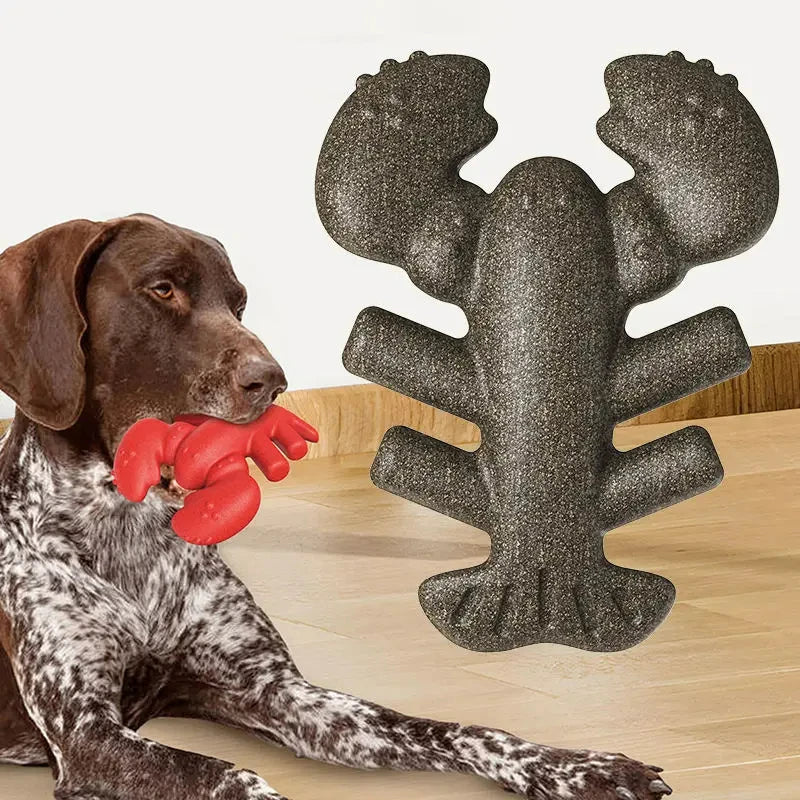 2024 New Nylon Dog Chew Toys Durable Bacon Bone Lobster Toy for Aggressive Chewers Pet Chew Toy