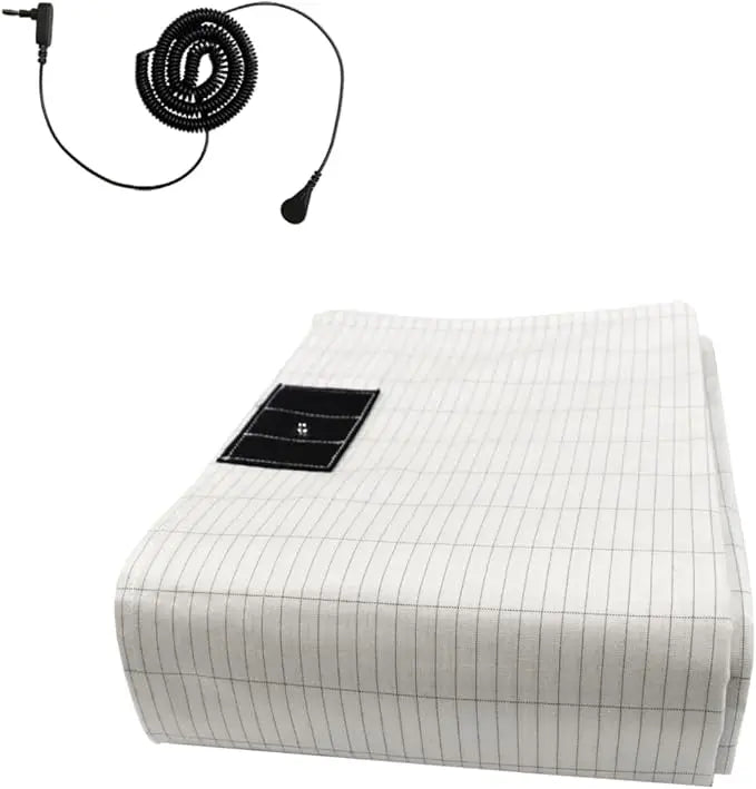 Wholesale Earthing Fitted Sheet 95% Pure Cotton and 5% Sliver Fiber for Improve Sleep