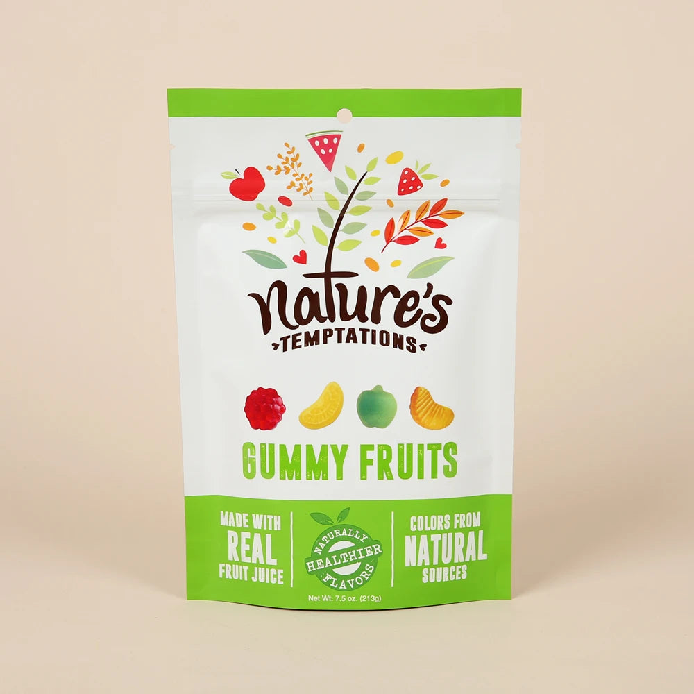 Custom Printed PET & VMPET Snack Stand-up Ziplock Pouch Bags Heat Seal Handled Doypack for Food Milk Jelly Sushi Packaging