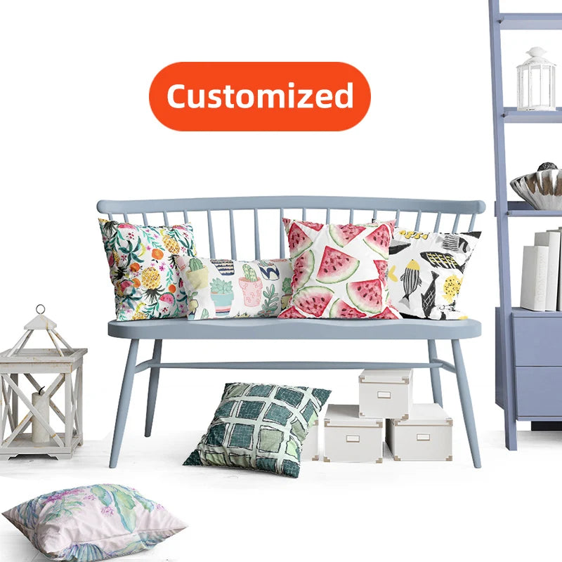 HOT SELL Custom Made Sublimation Digital Printed Decorative Throw Pillow case Custom Pillowcase Dakimakura  Custom Dakimapillow