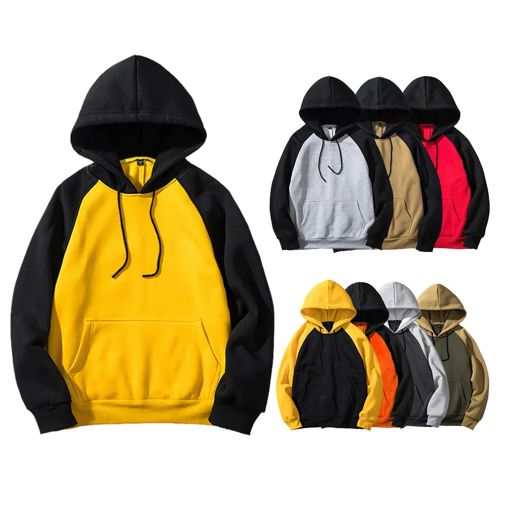 Plus Size Mens Custom logo Blank Heavyweight Hoodies Unisex Sweatshirts Plain High Quality Hoodies