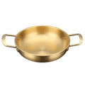 Korean Seafood Boil Pot Cooking Instant Noodle Pot Stainless Steel Home Cooking Pan Ramen Soup Pot With Double Handles