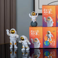 New Electroplated Astronaut Ornament with Colorful Box Packing Desk Small Ornament Factory Wholesale Astronaut Small Ornament